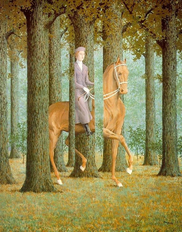 Rene Magritte The Blank Check